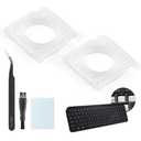 2PCS for Logitech MX Keys Keyboard Hinges Mechanical Keyboard Key Support Brackets Compatible with Logitech MX Keys Keycap Hinge Clips Replacement Accessories