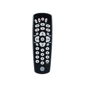 GE Universal Remote Control for Samsung, Vizio, LG, Sony, Sharp, Roku, Apple TV, TCL, Panasonic, Smart TVs, Streaming Players, Blu-ray, DVD, 4-Device, Silver, 33709 2 Pack