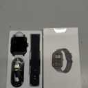 Smart Watch for Men Women Compatible with iPhone Samsung Android Phone 1.69 inch Full Touch Screen IP68 Waterproof Bluetooth Fitness Tracker Heart Rate/Sleep Monitor (Black)