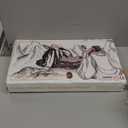 19 x19 Folding Go Game Set Board with and Bamboo Bowls and Imitation Jade Go Pieces