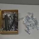 homdiy Black Cabinet Handles 20Pack 3-3/4inch Hole Center Kitchen Drawer Pulls and Knobs Stainless Steel Cabinet Hardware for Bathroom, Cupboard