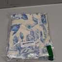 Artoid Mode Peony Azalea Sketchy Flower 210 GSM Spring Table Runner, Seasonal Summer Kitchen Dining Table Decoration for Home Party Decor 13x72 Inch (Blue)