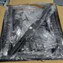 4 Tier Shoe Rack, Shoe Rack for Entryway with Hook, Shoe Organizer with Adjustable Mesh Shelves, Metal Shoe Storage, Closet, Bedroom Living Room Garage