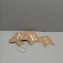 SWYOUN Burlap Ramadan Eid Mubarak Banner Supplies Muslim Fireplace Mantel Decoration