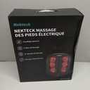 Nekteck Foot Massager with Heat, Shiatsu Heated Electric Kneading Foot Massager Machine for Neuropathy, Plantar Fasciitis, Feet Massage for Pain Relief, Circulation, Ideal Gifts for Man Woman Her Him (Black)