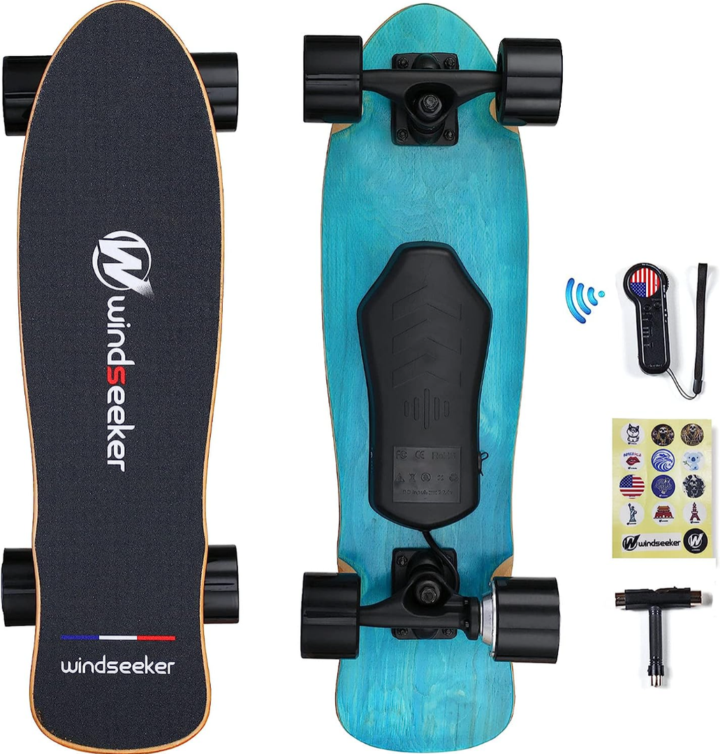 WindSeeker Electric Skateboard with Remote Control for Beginners