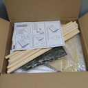 19" Kids Bookshelf, 6-Tier Double-Sided Book Shelf for Kids Rooms, Montessori Bookcase for Toddlers with 5 Deep Fabric Pockets, Natural Wood/Green Toy Storage Organizer for Nursery or Playroom