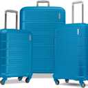 American Tourister Stratum 2.0 Expandable Hardside Luggage with Spinner Wheels, Adriatic Sea, 3-Piece Set (20/24/28) (3-Piece Set (Carry on/Medium/Large))