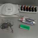 JODSONE 36 Pcs Gel Nail Polish Kit with U V Light of 32 Color Gel Polish Nail Collections Base and Top Glitter Coat Manicure Tools