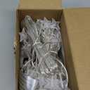 Twinkle Star 100 LED Star String Lights, 33FT Plug in Fairy String Lights Waterproof for Bedroom Decor, Indoor, Outdoor, Wedding Party, Christmas Tree, New Year, Ramadan, Warm White