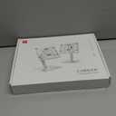 OATSBASF Adjustable Book Stand for Reading, Foldable Book Holder Multi Heights Angles Cookbook, Laptop & Tablet Stand for Child Textbook/Recipe/Magazine/Pad (Silver)