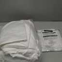 Luxury Organic Tencel & Viscose from Bamboo Cooling Sheet Set,Silky Soft Lyocell Sheets with Deep Pocket, Hypoallergenic & Breathable Bedding with Pillowcases (White, King)