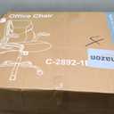 LEMBERI Flip-up Arms Office Desk Chair Big and Tall Managerial Executive Chair, High Back Computer Chair Ergonomic Adjustable Height PU Leather Chairs with Armrest for Long Time Sitting