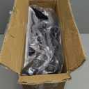 Broom and Dustpan Set, 51.6" Long Handle Broom with Dustpan Combo Set with Dustpan Teeth & Two Broom Heads, Brooms with Dust Pan for Sweeping Indoor Home Kitchen Office Lobby Pet Hair