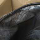 Seville Classics 2-Pack Steel Mesh Round Trashcan Wastebasket for Trash or Recycle in The Home, Office, or Garage, Black, 6 Gallon