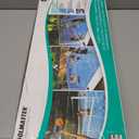 Poolmaster 72786 Above-Ground Pool Water Volleyball and Badminton Pool Game with Bracket Mounts White 16-Feet