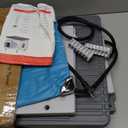 Heated Cat House for Outside, High Insulated Heated Outdoor Cat Shelter 100% Weatherproof with Escape Door, Elevated Outdoor Cat House with Heater for Feral Stray Barn Cat Kitty 17.7"x17"x17.5"