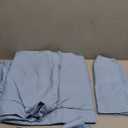 Duvet Cover Cal King Size Set - Extra Soft Cal King Duvet Cover 104" x 98" with 2 Pillow Shams - Hotel Luxury, Easy Care & Fade Free w/ Zipper Closures & Ties - Comfy, Cozy & Breathable (Light Blue) (No Comforter)