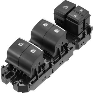 X AUTOHAUX 84040-06070 8404033170 Car Master Power Window Switch Front Driver Side for Toyota C-HR 2018-2019 for Toyota Camry 2018-2020