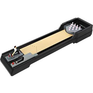 Table Bowling Game, Tabletop Bowling Alley, 10 Pins Mini Bowling Set Toy for Kids & Adults, Perfect for Home, Office and Party, Small
