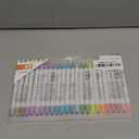 Pastel Highlighters Set, 24 Unique Retro Colors, Highlighters Assorted Colors, Quick Dry Dual tip and Fine Tip No Bleed Highlighter Markers for Bible Journals Planners Books Notes