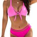Blooming Jelly Women 2 Piece Bikini Set Sexy Mesh Swimsuit Bathing Suit Cheeky Swim Suits Swimwear 2025, M