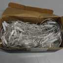 FUNPENY Christmas Net Lights, 9.8ft x 6.6ft 200 LED Clear Wire Mesh Decor with 8 Modes Waterproof Connectable Xmas Decorations for Outdoor Outside Bushes Yard Lawn Patio Tree Garden Party (White)