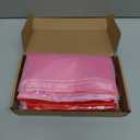 Qinyoung 8 Sets Valentine's Day Cloth Napkins and Heart Rings, Wooden Red Pink Napkins Rings Holders for Valentine's Day Wedding Anniversary Dinner Party Table Decoration