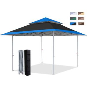 COOSHADE 13x13Ft Pop Up Canopy Tent Instant Folding Shelter 169 Square Feet Large Outdoor Sun Protection Shade(Black)