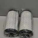 Air Filter Pack of 2 Fit for NAPA 6449 / Baldwin RS3715 / Fleetguard AF25550 / WIX 46449 / John Deere M113621 / Mule 11013-1290 / Kubota 6A10082630, 2 Pack