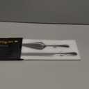 13-Inch Premium Cake Cutting Set for Wedding, Cake Knife and Server Set with Serrated Blade, Ergonomic Handle & Mirror Finish, Ideal for Cake, Pastry, Pizza and Desserts (Gold)