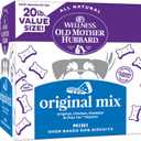 Wellness Old Mother Hubbard Classic Original Mix Dog Biscuits, Natural Training Treats, 4 Flavors, Mini Size, 20 lb Box
