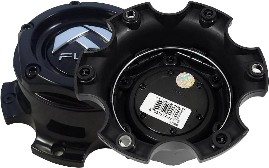 Wheel Center Cap for Fuel 1004-27GB / 1004-26 New 6 Lug Forge Gloss Black 1PC
