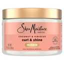 SheaMoisture Hair Mask Coconut & Hibiscus for Dry Curls Hair Mask with Shea Butter 11.5 oz