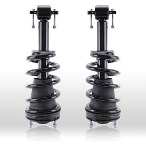 Front Complete Struts Shock Absorber Compatible with Sierra 1500 2007-2013, Silverado 1500 2007-2013, Quick Suspension 139105 * 2, Struts with Coil Spring SAA361