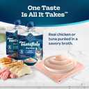 Blue Buffalo Tastefuls Pures Variety Pack, Natural Cat Food Complement, Resealable Twist Cap Pouches, Chicken and Tuna, 3-oz (12 Count, 6 of Each Flavor) (EXP 08/07/26)