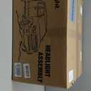 Nilight Headlight Assembly for 2007 2008 2009 2010 2011 2012 2013 Toyota Tundra 2008-2017 Sequoia Headlamps Replacement Black Housing Amber Reflector Driver and Passenger Side