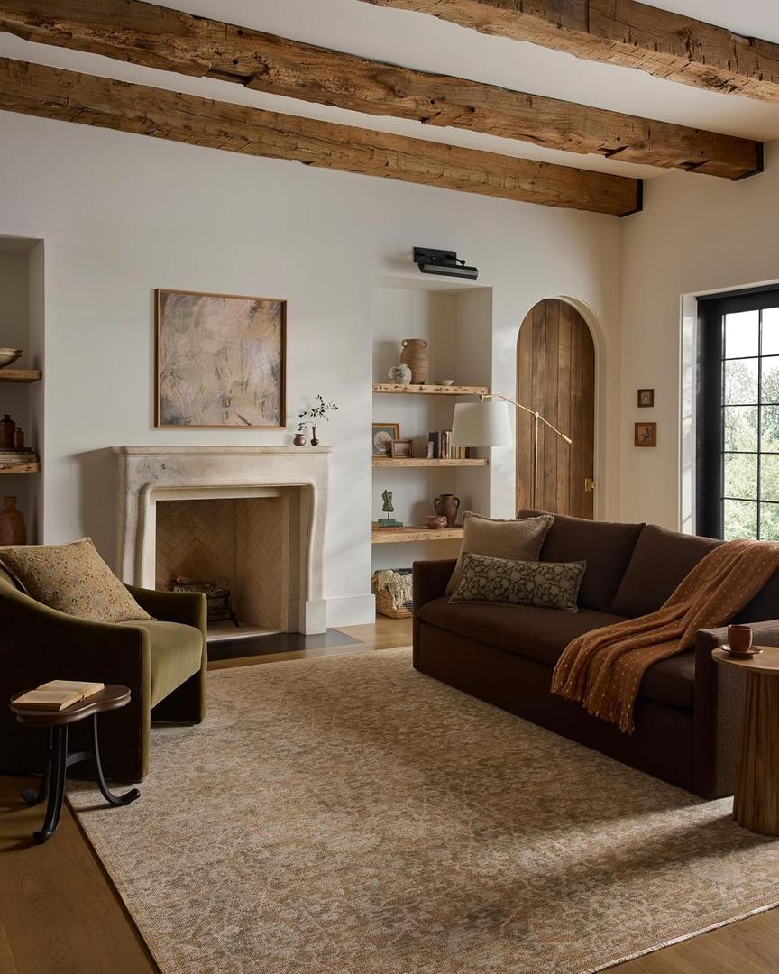 Loloi Elora Gold Natural 2'-0" x 3'-0" Accent Rug