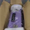 Record Player 3 Speed Vinyl with Bluetooth Vintage Turntable Built in Battery Portable Suitcase Support Aux in RCA Line Out Headphone Jack Purple