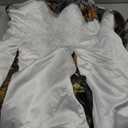 ZVOCY Women's Camouflage Wedding Dresses for Bride Satin Camo Long Formal Gown for Wedding White (12)