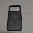 TORRAS Stronger Magnetic & Shockproof for iPhone 17 Pro Max Case, Fit for MagSafe, Mil-Grade Drop Protection, Camera Control, DIY Button, Slim for iPhone 17 Pro Max Phone Case Translucent Deep Blue