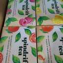Spindrift Brewed Iced Tea, Variety Pack with Black Tea & Green Tea, Made with Real Squeezed Fruit, No Carbonation, Slightly Sweet, 12 Fl Oz Cans, Pack of 24 (22-49 Calories) (EXP 01/16/27)
