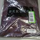 Rekucci Curvy Woman Secret Figure Knit Bootcut Plus Size Pant w/Tummy Control, 18W, Burgundy