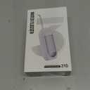 Water Flosser - Waterproof Portable for Teeth Water Dental Flosser Portable Cordless Oral Irrigator 3 Modes 6 Flossing Nozzles, Compact & Light for Travel (White)