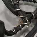 Sfee Ice Cleats for Walking on Ice Snow Grips Crampons Traction for Shoes/Boots, Anti-Slip Portable Flexible Footwear for Walking Climbing Hiking Fishing Outdoor Running with 2 Adjustable Straps