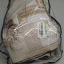 80 Inch Pinch Pleated Linen Black Out Curtains 2 Panels for Bedroom Living Room Cream 100% Blackout Curtains 80 Inches Long Pinch Pleat Dual Layer Drapes Cream Ivory Drapes for Dining Room Office (40"W x 80"L (Pack of 2), Natural)