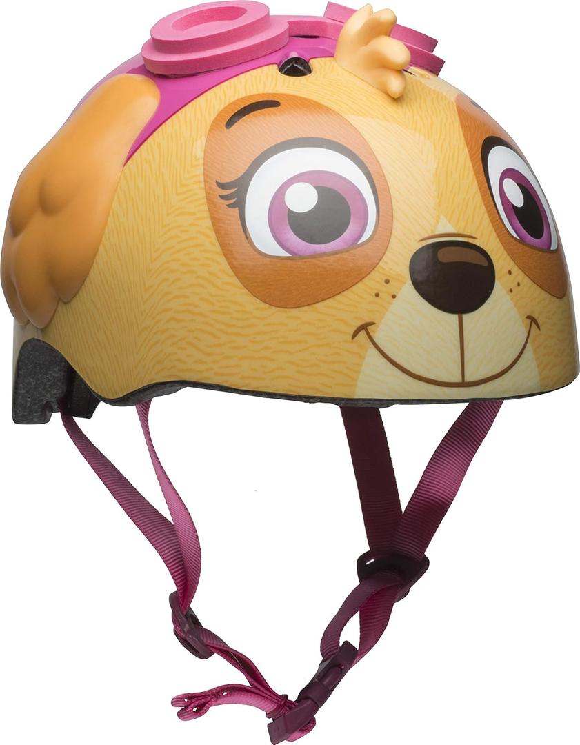 Bell Paw Patrol Child and Toddler Bike Helmets (Toddler (48-52 cm) (Pack of 1), 3D Skye Multisport)