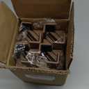 Adjustable Furniture Risers,4Pack Adjustable Bed Risers with Screw Clamp - Heavy Duty Sofa Tables Furniture Risers Fit for Square/Round Furniture Leg Diameter 0.8''-1.6'' (4Inch Brown)