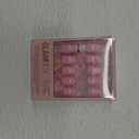 Glamnetic Press On Nails - Think Pink | Solid Opaque Light Pastel Pink Short Oval Nails, Reusable | 15 Sizes - 30 Nail Kit