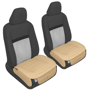 Motortrend Leatherette Seat Cushion, 
Beige